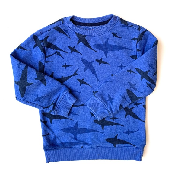 Cat & Jack Other - Cat & Jack Boys Shark Crewneck Sweatshirt